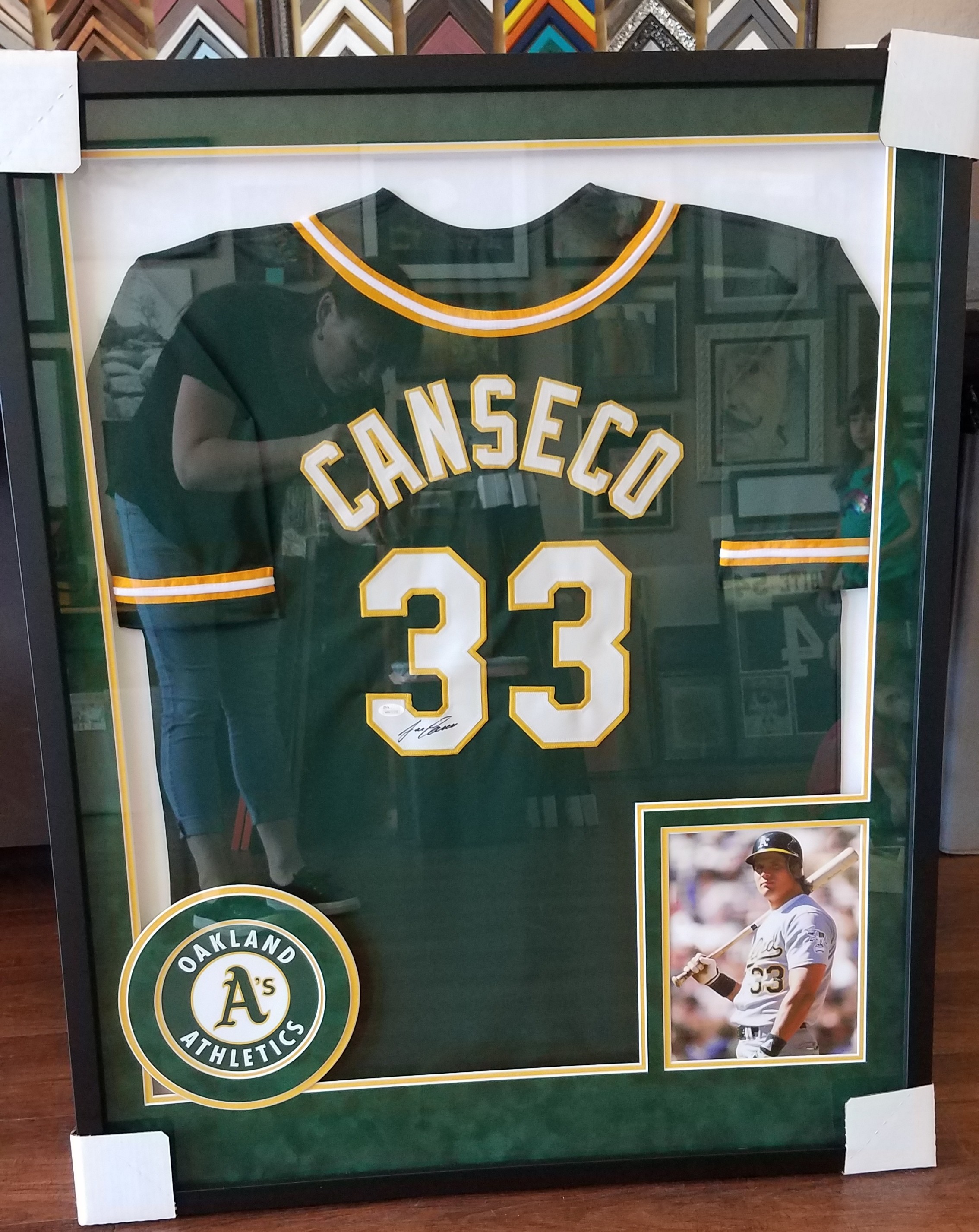 Framed Baseball Jersey